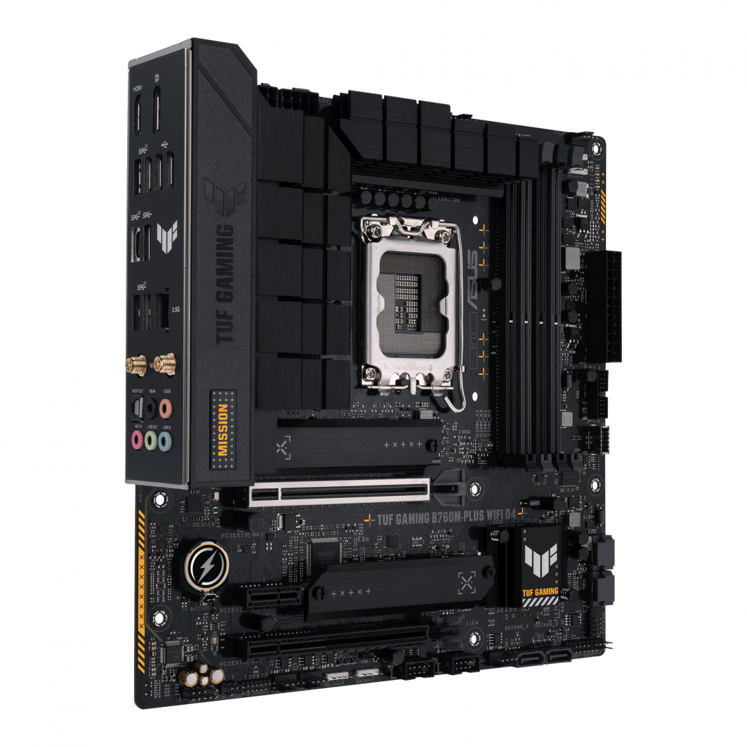 Placa de baza ASUS TUF B760M-PLUS DDR4 WIFI LGA1700 (B760M-PLUS WIFI D4)