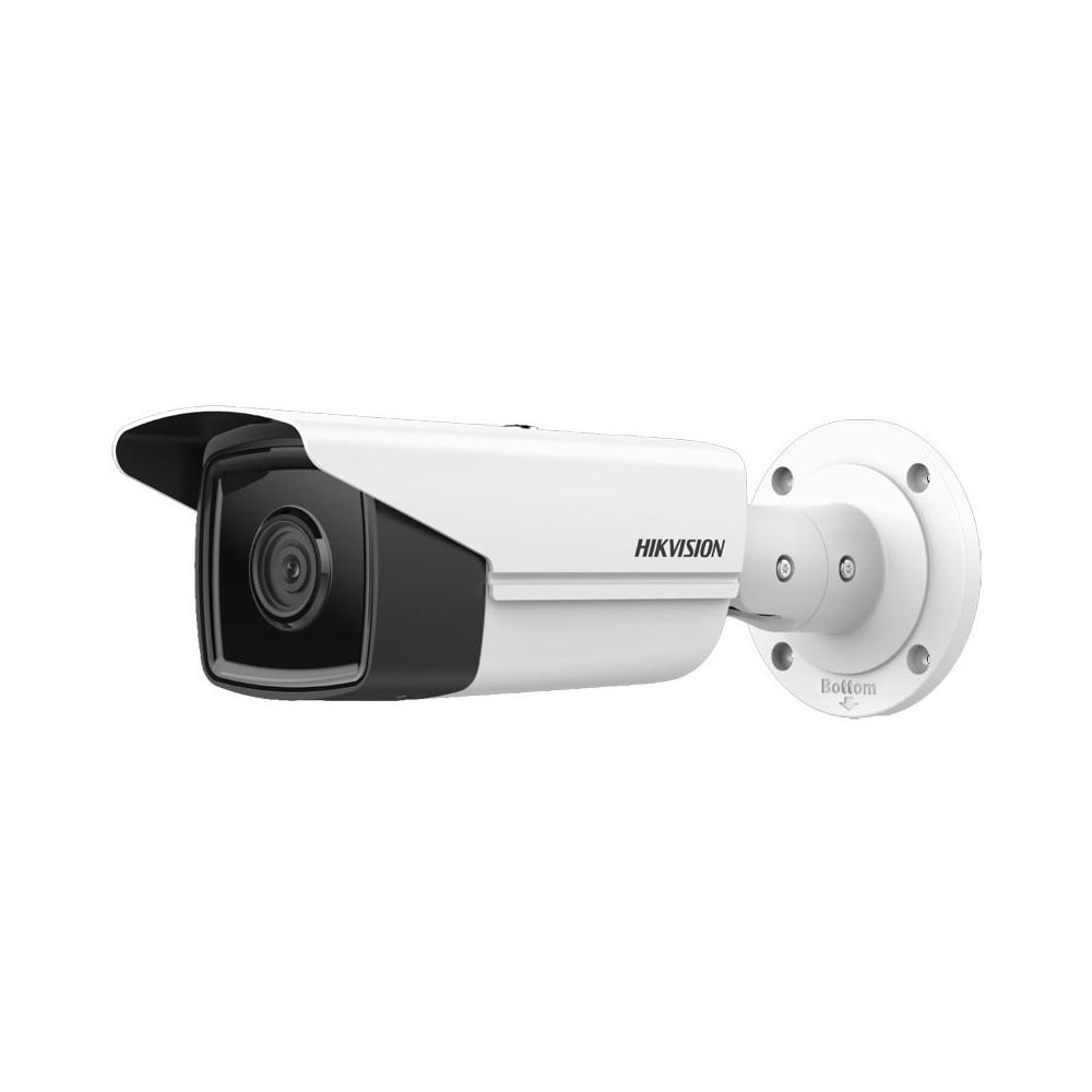 Camera supraveghere Hikvision IP bullet DS-2CD2T43G2-2I(2.8mm), 4MP, Acusens deep learning algorithms- filtrarea alarmelor false dupa corpul uman si masini, senzor: 1/3″ Progressive Scan CMOS, rezolutie: 2688 × 1520@25fps, iluminare: Color: 0.005 Lux @ (F1.6, AGC ON), 0 Lux cu IR on, lentila: 2.8mm (DS-2CD2T43G2-2I2)