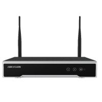 NVR 4 canale IP Hikvision DS-7104NI-K1/W/M(C), 4MP; rezolutie:4 MP/3 MP/1080p/UXGA /720p/VGA/4CIF/DCIF/ 2CIF/CIF/QCIF, Incoming/Outgoing bandwidth: 50/40 Mbps, decoding:4-ch@1080p (25 fps), 4-ch@4 MP (12 fps), compresie:H.265+/H.265/ H.264+/H.264, smart function: line crossing and intrusion (DS-7104NI-K1/W/MC)