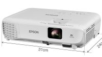Proiector Epson EB-W06 (succesor EB-W05), 3LCD, 3700 lumeni, WXGA 1280* 800, 16:10, HD ready, 16.000:1, lampa 6.000 ore/ 12.000 ore Ecomode, dimensiune maxima imagine 320", distanta maxima de proiectie 10 m, USB 2.0 Type A, USB 2.0 Type B, VGA in, HDMI in, Composite in, Cinch audio in, Wireless LAN (V11H973040)