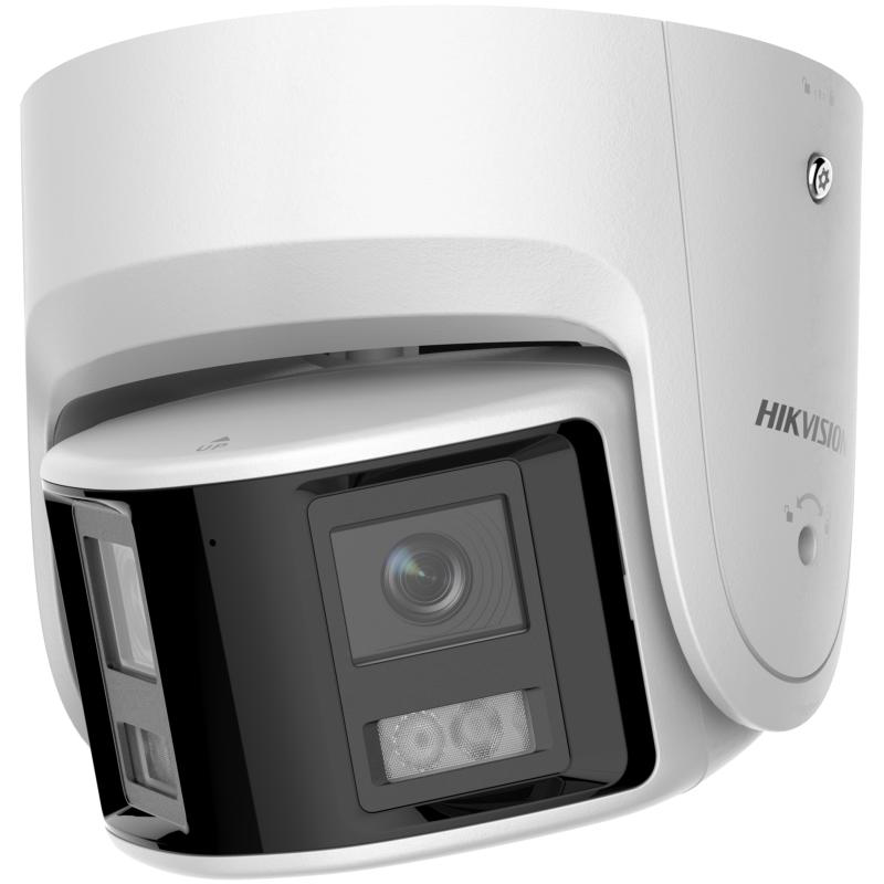 Camera de supraveghere IP Turret 6MP Hikvision DS-2CD2367G2P- LSU/SL(2.8MM)(C), lentila fixa: 2.8mm, iluminare min: Color: 0.0005 Lux @ (F1.0, AGC ON),0 Lux cu lumina alba: 30m, microfon incorporat, difuzor incorporat, interfata audio: 1/1, alarma: 1/1, slot card de memorie: microSD maxim 512GB (DS-2CD2367G2P-LSU/SL(2.8MM)(C))