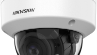 Camera de supraveghere Dome 2MP Hikvision DS-2CE50DF3T-VPLSZE(2.8-12MM), lentila varifocala: 2.8-12mm, iluminare: 0.0005 Lux @ (F1.28, AGC ON), 0 Lux cu lumina alba: 60m,  IR: 60m, iesire: TVI, microfon incorporat, alimentare: 12 VDC±25%/PoC.at, Max. 7.4 W, protectie: IP67, IK10, dimensiuni: Ø121.5 (DS-2CE50DF3T-VPLSZE(2.8-12MM))