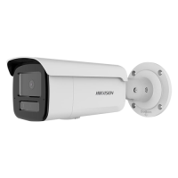Camera de supraveghere IP Bullet 6MP Hikvision DS-2CD2T63G2-4LI(2.8MM), lentila fixa 2.8mm, iluminare min: Color: 0.005 Lux @ (F1.6, AGC ON),0 Lux cu lumina alba, IR 80m, microfon incorporat, slot card de memorie: microSD/microSDHC/microSDXC maxim 512GB, alarma la evenimente: Motion detection (DS-2CD2T63G2-4LI(2.8MM))