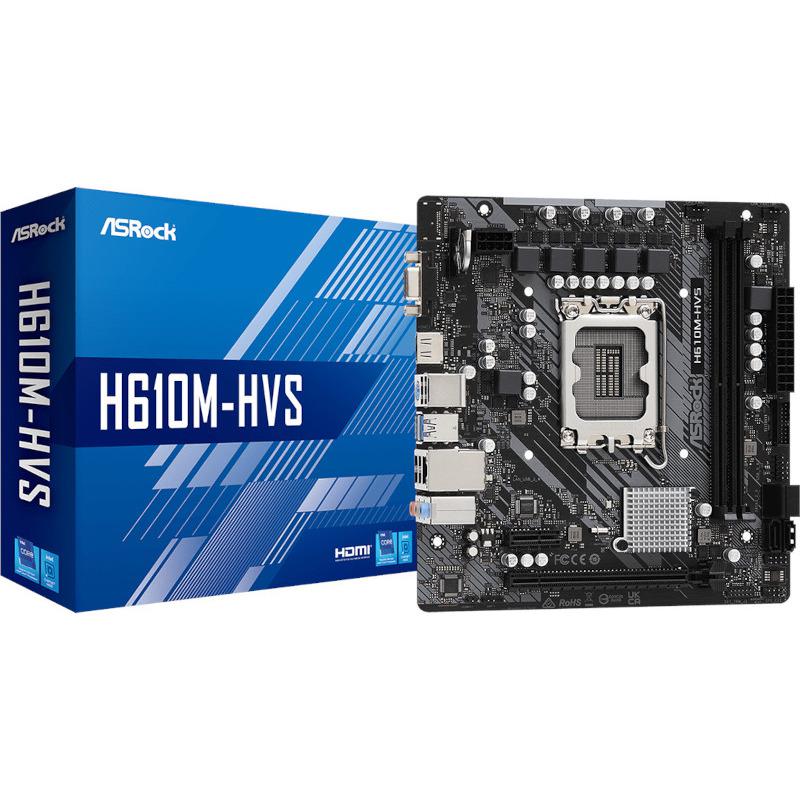Placa de baza Asrock H610M-HVS D4, LGA 1700 (H610M-HVS)