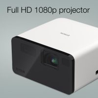 Proiector Epson EF-21W Proiector compact cuproiecte de pana la 150", Tehnologie 3LCD, LCD 0.62", 1000 lumeni (500 mod economic), Full HD, Aspect: 16:9, Contrast: 5.000.000 : 1, Sursa lumina: Laser, Durata de viata sursa lumina: 20.000 ore, Refresh rate: 200 Hz - 240 Hz, 16.77 Milioane culori, HDR10 (V11HB35040)