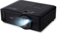 Videoproiector Acer X139, WXGA 1280*800, up to WUXGA 1920*1200, 4.800 lumeni, 16:10/ 16:9/ 4:3, 20.000:1, zoom optic 1.1x, distanta maxima proiectie 10 m, dimensiune maxima imagine 300'', boxa 3W, lampa 5.000/ 20.000 ore, 29 dB,2.4 kg, D-sub, composite video, 2* HDMI, PC audio in/ out, DC Out (MR.JX611.00Z)