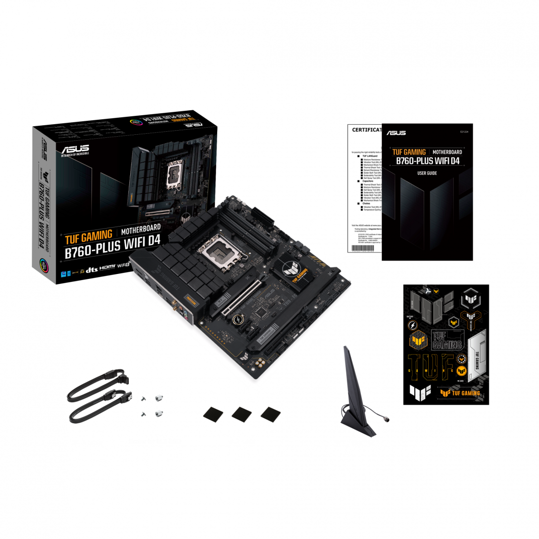 Placa de baza ASUS TUF B760-PLUS DDR4 WIFI LGA1700 (TUF B760-PLUS WID4)