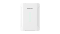 Receptor wireless Hikvision DS-PR501-HWE, frecventa de operare  868MHz, comunicare wireless bidirectionala, accepta 32 detectori wireless, 12 sirene wireless, 8 tastaturi/cititoare wireless, 64 telecomenzi wireless, distanta de comunicare 1600m in camp deschis, se conecteaza la BUS, are functie de (DS-PR501-HWE)