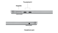 MacBook Air 13.6" Retina/Apple M4 (CPU 10-core, GPU 8-core, Neural Engine 16-core)/16GB/256GB - Silver - INT KB (2025) 30W USB‑C (MW0W3RO/A)