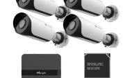 MILESIGHT TECHNOLOGY Kit de supraveghere video Milesight 4 camere Bullet MS-C2964-UPD + NVR MS-N1004-UPC (KIT4BULLET2MP)