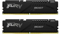 Memorie RAM Kingston DDR5 32GB 6400Mhz CL32 1.4V Dual Channel Kit Fury Beast Black XMP (KF564C32BBK2-32)