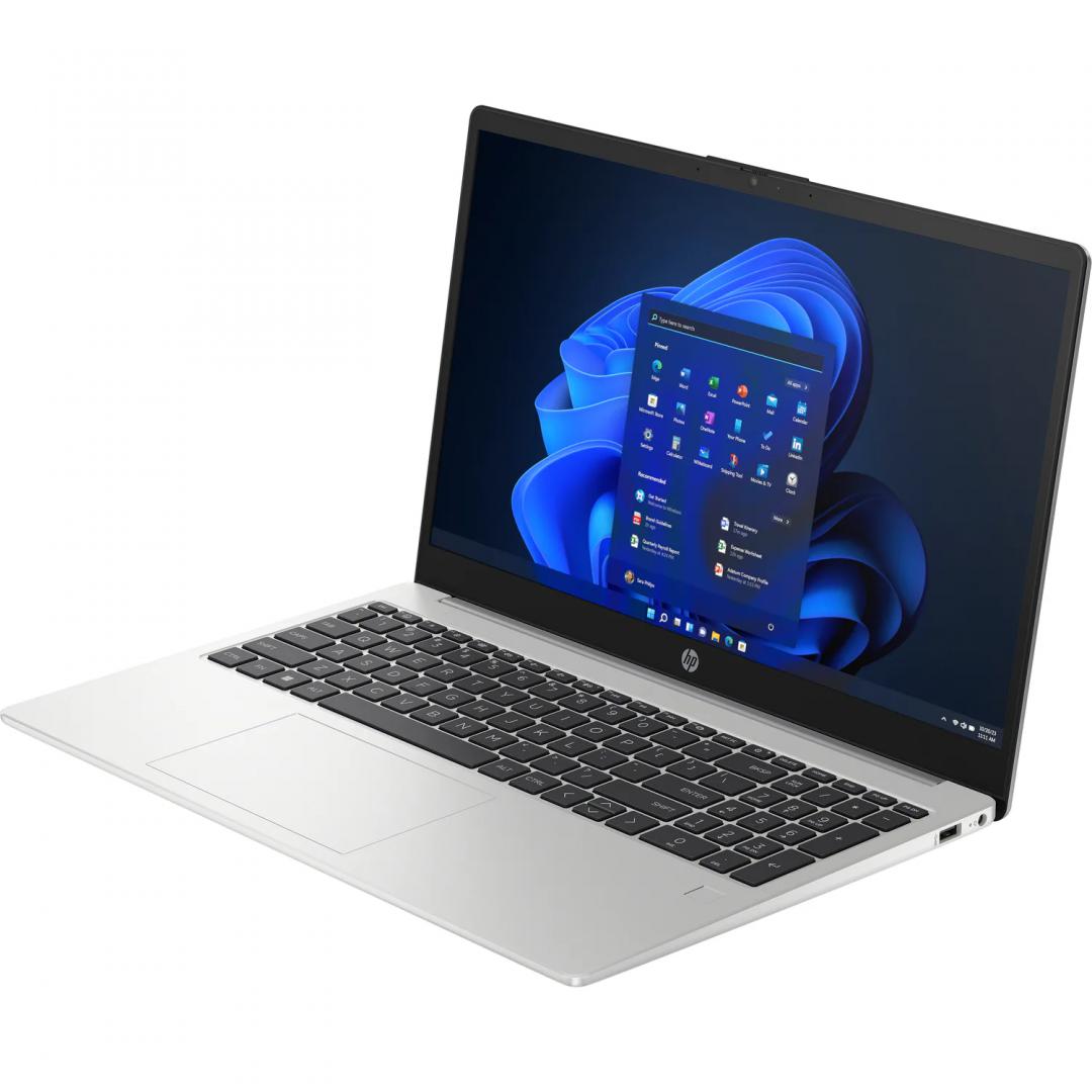 Laptop HP 255 G10 cu procesor AMD Ryzen 5 7530U 6-Core (2.0GHz, up to 4.5GHz, 16MB), 15.6 inch FHD, 16GB DDR4, SSD 512GB PCIe NVMe, AMD Radeon Graphics, Free DOS, Turbo Silver, 1yw (859Q0EA)