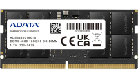 Memorie RAM notebook Adata, SODIMM, DDR5, 16GB, CL40, 4800MHz (AD5S480016G-S)