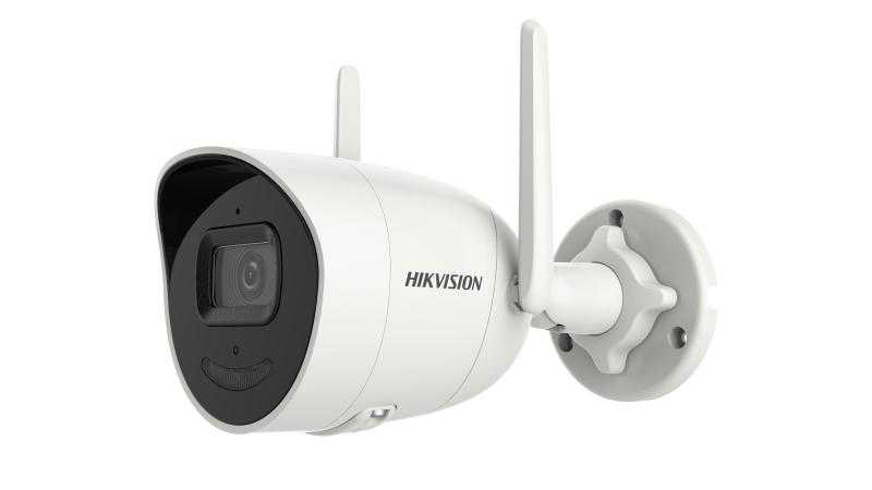 Camera supraveghere Hikvision WIFI IP bullet DS-2CV2041G2-IDW(2.8MM)(W); 4 MP, WIFI 2.4G cu 2 antene, distanta in camp deschis 120metri, microfon si speaker incorporate, audio bidirectional, 1/2.7" Progressive Scan 4MP CMOS, rezolutie: 2560 × 1440@25fps, iluminare: Color: 0.009 Lux @ (F1.6, AGC ON) (DS-2CV2041G2-IDW(2.8MM)(W))