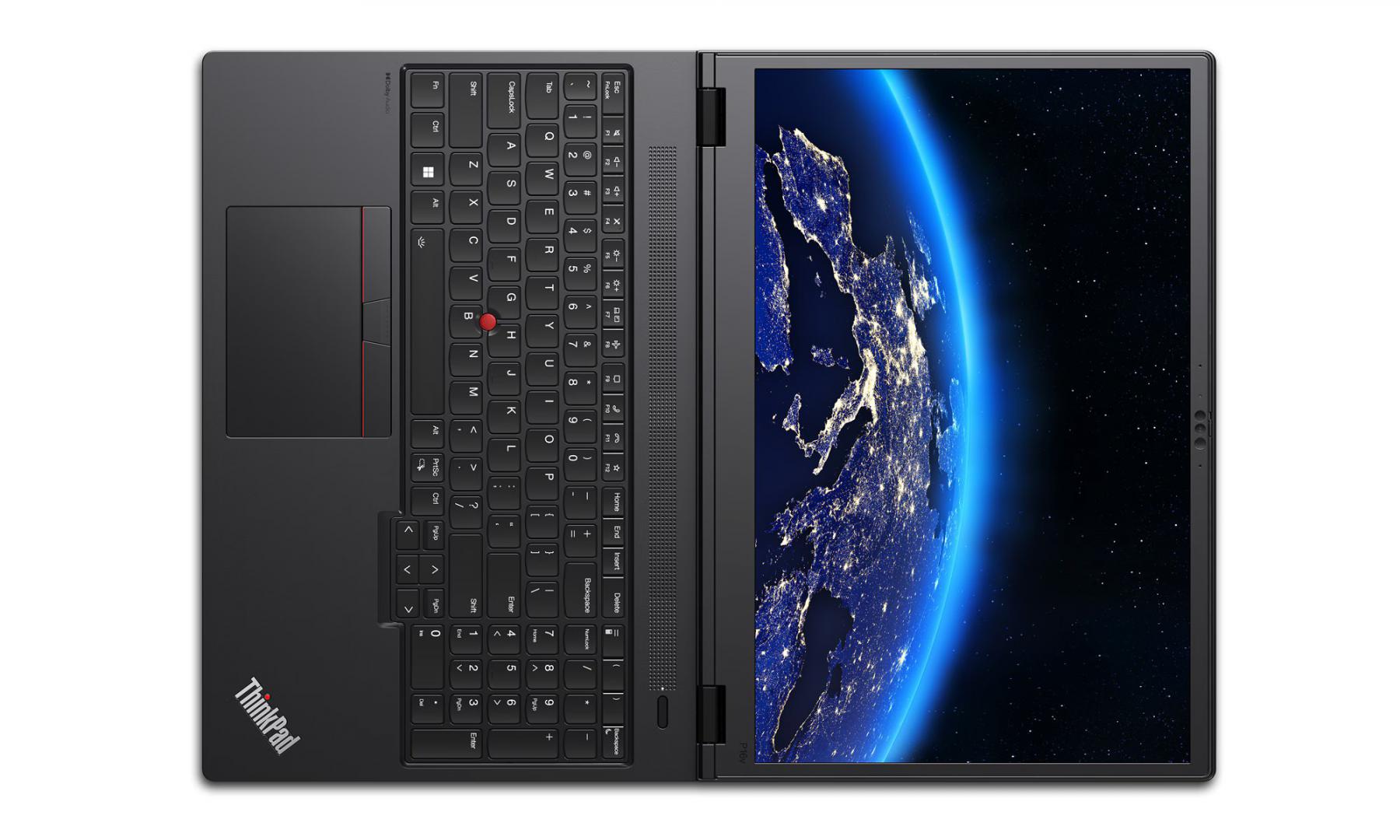 Laptop Lenovo ThinkPad P16v Gen 2 (Intel);16" WQUXGA (3840x2400) IPS 800nits Anti-glare, 100% DCI-P3, DisplayHDR™ 400, Dolby Vision®, Eyesafe®, TÜV Low Blue Light;Intel® Core™ Ultra 7 165H, 16C (6P + 8E + 2LPE) / 22T, Max Turbo up to 5.0GHz, 24MB;Video NVIDIA® RTX 2000 Ada Generation 8GB GDDR6;RAM (21KX000WRI)