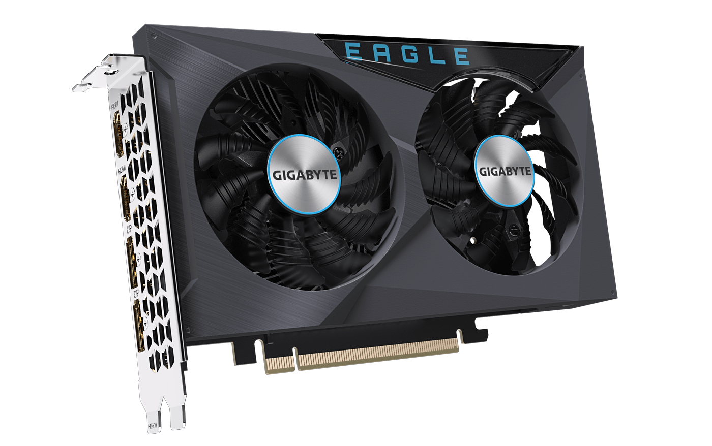 Placa Video Gigabyte GeForce RTX 3050 EAGLE OC 6G GDDR6 96 bit, PCIE 4.0, 2x DP 2x HDMI (GV-N3050EAGLE OC-6GD)