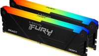Memorie RAM Kingston DDR4 32GB 3600MHz CL18 1.35V Dual Channel Kit Fury Beast RGB Black XMP (KF436C18BB2AK2/32)
