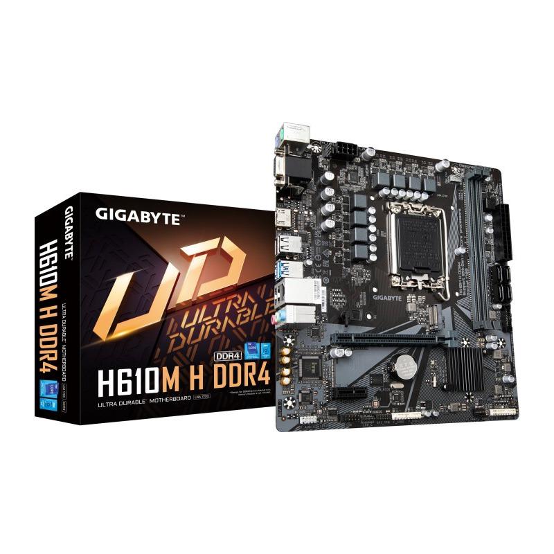 Placa de baza GIGABYTE H610M H DDR4, LGA 1700 (H610M H DDR4)