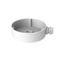 Doza conexiuni Hikvision DS-1280ZJ-DM45, material aliaj de aluminiu, dimensiuni Φ140 mm × 40 mm, culoare alba, greutate 237 g (DS-1280ZJ-DM45)