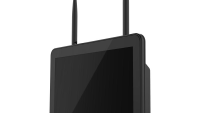NVR Hikvison WI-FI 4 Canale DS-7604NI-L1/W,1 SATA interface, Up to 6 TB capacity for each disk, 1, RJ45 100M Ethernet interface, Rear panel: 2 × USB 2.0,  2*2MIMO. External antennas. PA and LNA modules are supported,HDMI/VGA output at up to 1920 × 1080 resolution, One 100M Ethernet network (DS-7604NI-L1/W)
