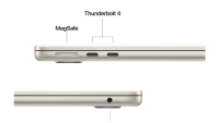MacBook Air 13.6" Retina/Apple M4 (CPU 10-core, GPU 10-core, Neural Engine 16-core)/16GB/512GB - Starlight - INT KB (2025) 35W USB‑C (MW103RO/A)
