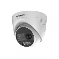 Camera supraveghere Hikvision TURBO X ColorVu turret DS-2CE72DFT-PIRXOF28(2.8mm); 2MP, ColorVu, imagini color 24/7, detectie PIR, alarma audio si alarma vizuala cu flash de lumina rosu si albastru, rezolutie: 1920 × 1080@25FPS, iluminare: 0.0005 Lux @ (F1.0, AGC ON), 0 Lux with White Light, lentila (DS-2CE72DFT-PIRXOF)