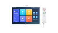 Display cu brat pentru patul pacientului Hikvision DS-KHB9533-WHS 1. Dimensiune ecran: 10.1 inch touch screen 2. Sistem de operare: Android 10.1 3. Rezolutie: 1280*800 4. Parametrii camera: 2MP camera 5. Mod de operare: capacitive touch + handset buttons 6. Memorie si stocare: 2G + 4G. TF card max (DS-KHB9533-WHS)