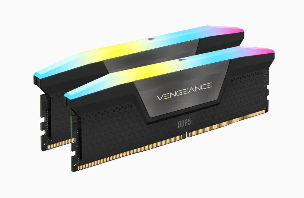 Memorie RAM Corsair Vengeance RGB 32GB DDR5 5600MHz CL40 Kit of 2 (CMH32GX5M2B5600C40K)