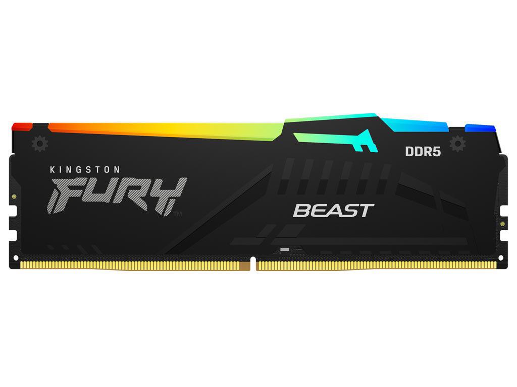 Memorie RAM Kingston DDR5 16GB 6000Mhz CL30 1.4V Fury Beast Black RGB EXPO (KF560C30BBEA-16)