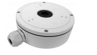 Hikvision Junction box for Dome Camera, DS-1280ZJ-M; Aluminum alloy material with surface spray treatment; Waterproof design; 157×185× 51.5mm, 621g, white. (DS-1280ZJ-M)