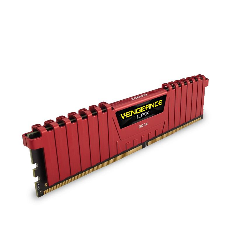 Memorie RAM Corsair Vengeance LPX Red 8GB DDR4 2400MHz CL16 (CMK8GX4M1A2400C16R)
