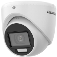 Camera de supraveghere Turret 4K Hikvision DS-2CE76U0T-LMF(2.8MM), lentila fixa 2.8mm, iluminare min: 0.01 Lux @ (F1.6, AGC ON), 0 Lux cu lumina alba: 20m, IR 30m, iesire TVI/AHD/CVI/CVBS, alimentare: 12 VDC ± 25%, 0.38 A, max. 4.6 W, protectie: IP67, dimensiuni: 80 mm × Ø85.1 mm, greutate: 310g (DS-2CE76U0T-LMF(2.8MM))