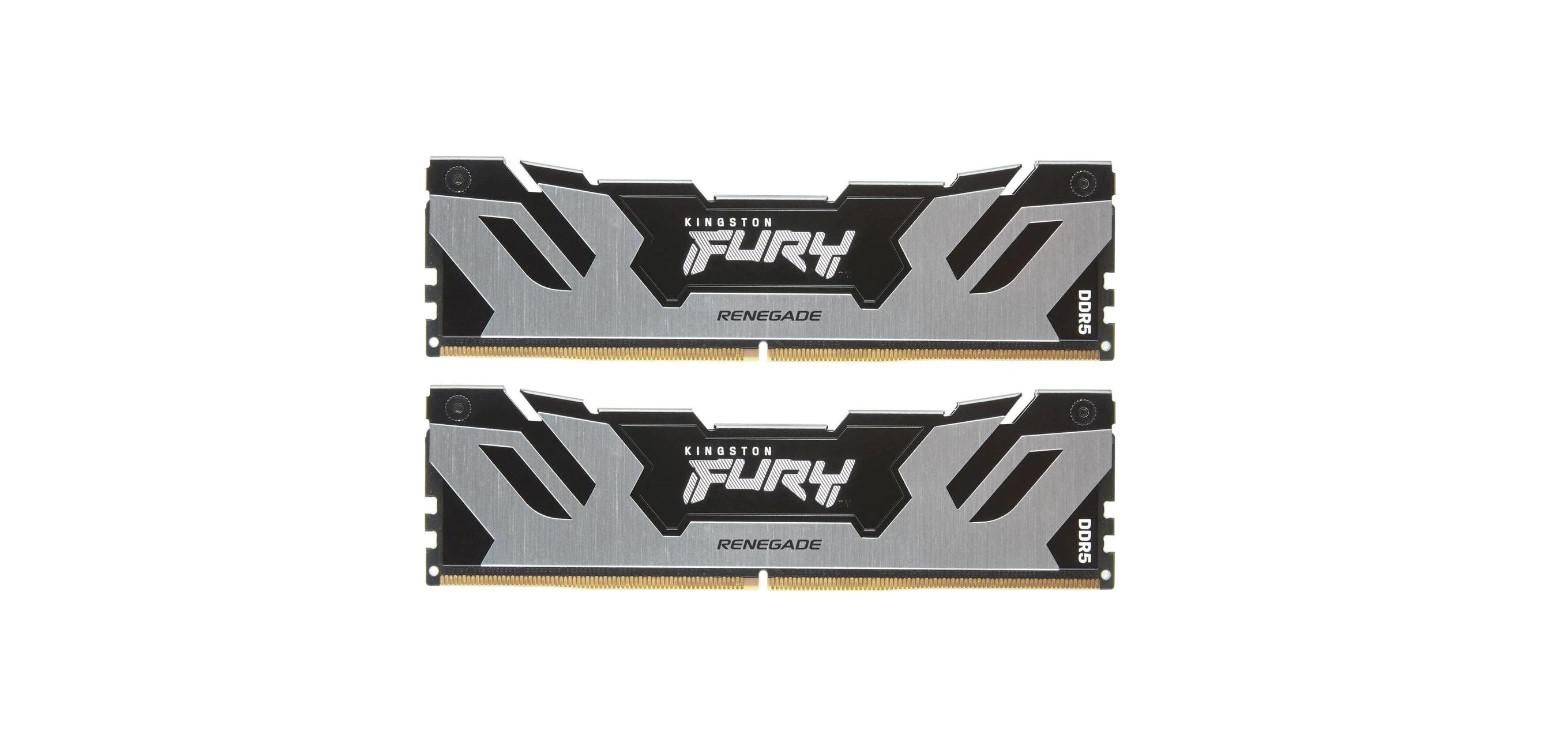 Memorie RAM Kingston DDR5 32GB 6800Mhz CL36 1.4V Dual Channel Kit Fury Renegade Silver/Black XMP (KF568C36RSK2-32)