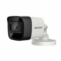 Camera de supraveghere Hikvision Turbo HD Bullet, DS-2CE16H0T-ITFS (2.8mm); 5MP; Microfon audio incorporat (semnalul audio - video se transmite pe acelasi cablu coaxial); rezolutie: 5 MP, 2560 × 1944; 5MP@ 20fps, 4MP@30fps, 4MP@25fps, 1080P@30fps, 1080P@25fps; iluminare: 0.01 Lux@(F1.2, AGC ON), 0 (DS-2CE16H0T-ITFS28)