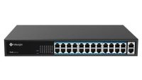 MILESIGHT TECHNOLOGY POE Switch Milesight 24 Porturi POE MS-S0224-GL, Porturi: 24X10/100MbpsPoEports(RJ45)+2X1000Mbps uplink ports, Alimentare: Built- in switching power supply AC 100~240 V, 50-60 Hz, 5A; Standard POE: IEEE802.3af/at; Buget POE: max. 400W, max 30W per port, Temperatura de functionare:-20ā~55ā; IP30 (MS-S0224-GL)