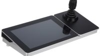 Tastatura IP de control pentru camere PTZ Hikvision DS-1600KI(B), display touchscreen de 10,1 inch, rezolutie: 1280 × 800, system de operare Android, interfata retea: 10M/100M/1000M adaptive ethernet port, WIFI, interfata audio: 1in/1out, gestioneaza pana la 8000 echipamnete de retea, interfata (DS-1600KI(B))