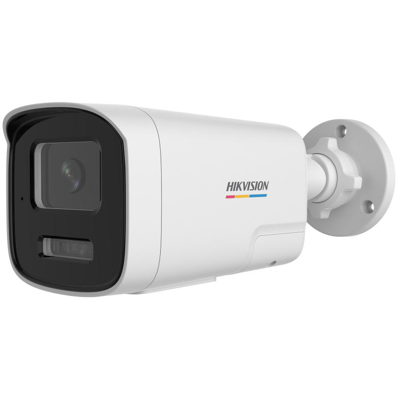 Camera de supraveghere IP Bullet 4MP ColorVu 3.0 Hikvision DS-2CD1T47G3H-LIUF/SL(2.8MM), lentila fixa 2.8mm, iluminare: Color: 0.001 Lux @ (F1.0, AGC ON),B/W: 0 Lux cu IR: 50m, microfon incorporat, difuzor incorporat, interfata: 1 x RJ45 10 M/100 M self-adaptive Ethernet port, suport card memorie (DS-2CD1T47G3H-LIUF/SL(2.8MM))