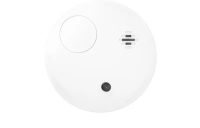 Detector de fum wireless Hikvision DS-PDSMK-E-WE, frecventa operare: 868MHz, criptare: AES-128 Encryption, transmisie in camp deschis: 800m, alarma sonora: ≥ 85 dB @ 3 m, alimentare pe baterie ( Non Replaceable CR17450 x 1pcs), durata medie a bateriei in standby 10 ani, montaj pe tavan, dimensiuni (DS-PDSMK-E-WE)
