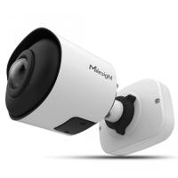 MILESIGHT TECHNOLOGY Camera supraveghere Milesight AI 180° Panoramic Mini Bullet MS-C8165- PE(1.68MM), 4K Ultra HD, Senzor: 1/2.8" Progressive Scan CMOS; Rezolutie: 3840x2160@30fps; Iluminare Color: 0.012Lux@F2.0, B/W: 0Lux with IR on; Lentila fixa 1.68mm@F2.0, Distanta IR: 15M, 120dB Super WDR; Compresie video (MS-C8165-PE)