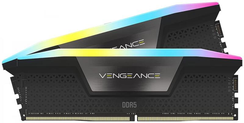Memorie RAM Corsair Vengeance RGB 64GB DDR5 5600MHz CL40 Kit of 2 (CMH64GX5M2B5600C40)