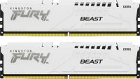 Memorie RAM Kingston DDR5 32GB 6800Mhz CL34 1.4V Fury Beast White XMP (KF568C34BWK2-32)