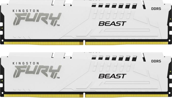 Memorie RAM Kingston DDR5 32GB 6800Mhz CL34 1.4V Fury Beast White XMP (KF568C34BWK2-32)