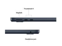 MacBook Air 13.6" Retina/Apple M4 (CPU 10-core, GPU 10-core, Neural Engine 16-core)/16GB/512GB - Midnight - INT KB (2025) 35W USB‑C (MW133RO/A)