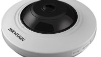 Camera supraveghere Hikvision IP Fisheye DS-2CD2935FWD-I(1.16mm) 3 MP, 2048 × 1536 @30fps ,1/2.8" Progressive Scan CMOS,FOV: horizontal field of view 180°, vertical field of view 180° Lens 1.16 mm ,Communication Interface 1 RJ45 10M/100M self-adaptive Ethernet port, Operating onditions -10 °C to +50 (DS-2CD2935FWD-I)