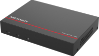 SSD NVR 4 canale DS-E04NI-Q1/4P(SSD1T), 2-ch@4 MP or 4-ch@1080p, iesire HDMI, 1TB SSD preinstalat, alimentare: 48VDC, 1.04A, 160 ×112 ×27 mm, greutate: 0.5kg. (DS-E04NI-Q1/4P(SSD1T))
