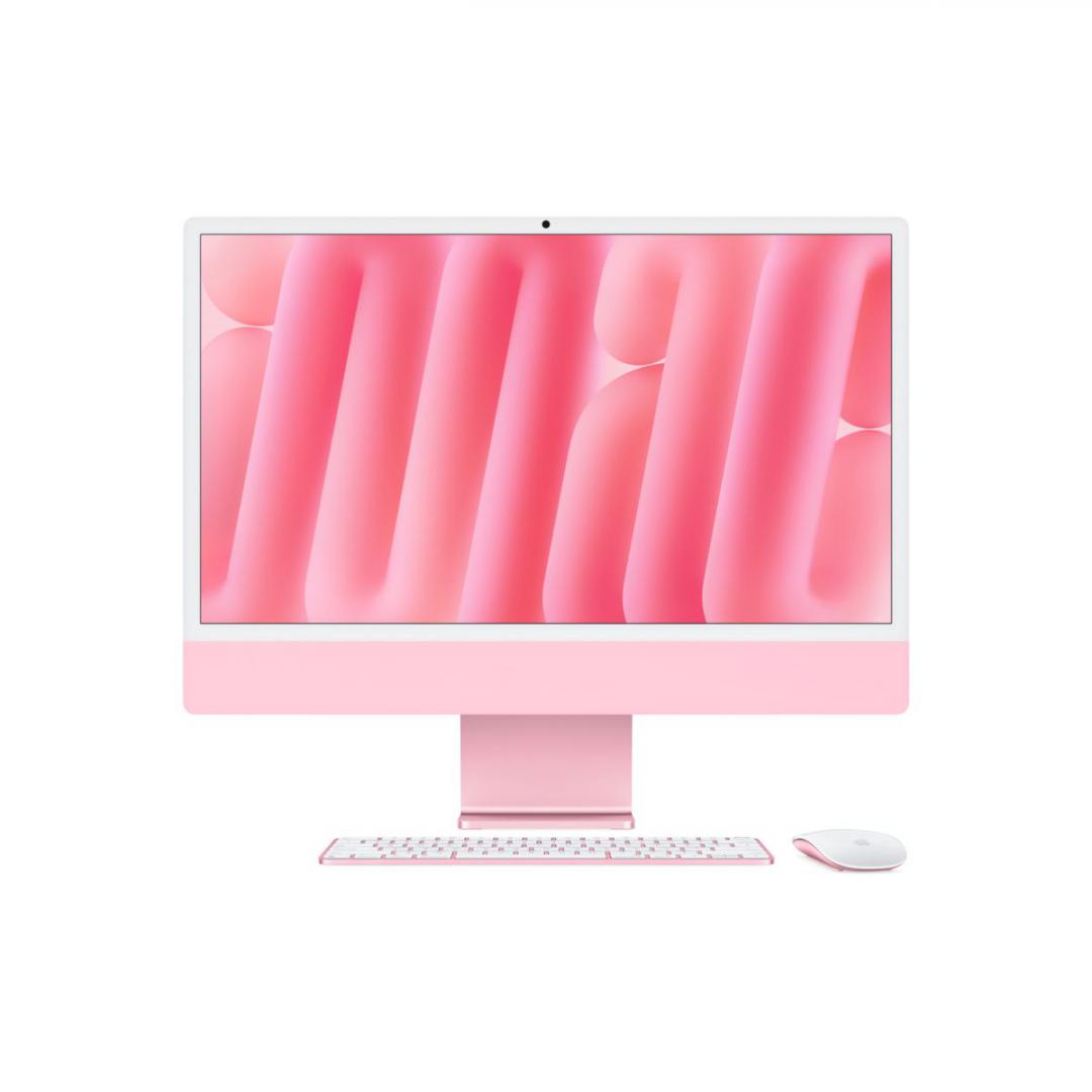 Apple iMAC 24" Retina 4.5k/ Apple M4 (CPU 10-core, GPU 10-core, Neural Engine 16-core)/24GB/512GB - Pink - INT KB (2024) (MD2U4RO/A)