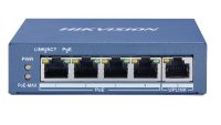 Switch Hikvison DS-3E0505P-E, 4-port, PoE (DS-3E0505P-E)