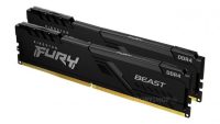 Memorie RAM Kingston DDR4 32GB 3200Mhz CL16 1.35V Dual Channel Kit Fury Beast RGB Black XMP (KF432C16BB12AK2/32)