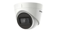 Camera supraveghere Hikvision TurboHD turret DS-2CE78U1T-IT3F(2.8mm), 8MP, senzor 8.29 MP high performance CMOS, rezolutie 3840 × 2160@15fps, iluminare Color: 0.01 Lux@(F1.2, AGC ON), 0 Lux cu IR, lentila 2.8mm, distanta IR 60m, EXIR 2.0, smart IR, DWDR/AGC/AWB/BLC/DNR/HLC, camera 4 in 1 (DS-2CE78U1T-IT3F28)