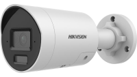 Camera de supraveghere IP Bullet 8MP Hikvision DS-2CD2083G2- LI2U/SL(2.8MM), lentila fixa 2.8mm, iluminare min: Color: 0.005 Lux @ (F1.6, AGC ON),0 Lux cu lumina alba: 40m, IR 40m, microfon incorporat, difuzor incorporat, slot card de memorie: microSD/microSDHC/microSDXC maxim 512GB, alarma la (DS-2CD2083G2-LI2U/SL(2.8MM))